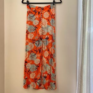 Free People Button Down Sammy Skirt